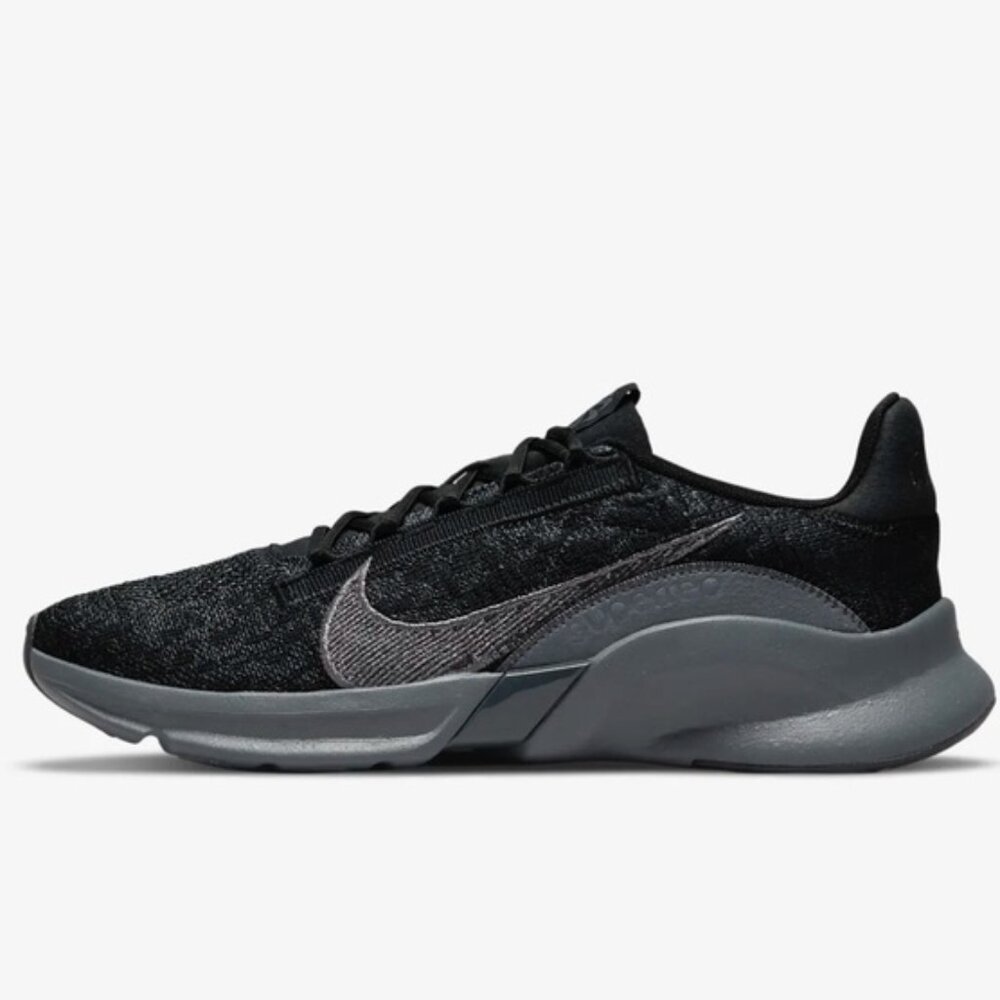 Men's Nike SuperRep Go 3 Flyknit 'Black Iron Grey' Size 11.5